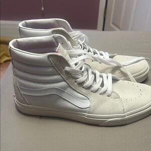 Vans Men's White High-Top Sneakers